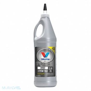 VALVOLINE Gear Oil Full Synthetic 32 Oz 75W-140, 4NPL3