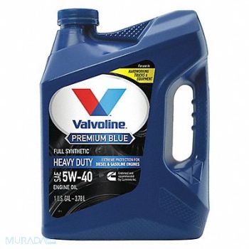 VALVOLINE Diesel Engine Oil 5W-40 Full Synth 1gal, 4NPT1
