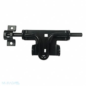 GRAINGER APPROVED Padlockable Slide Latch 2-1/4 In W Black, 4PB55