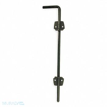 GRAINGER APPROVED Cane Bolt 1/2 in W Black, 4PB59