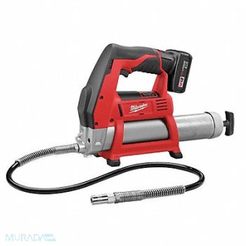 MILWAUKEE Cordless Grease Gun Kit 12V 8000 PSI, 4PKY9