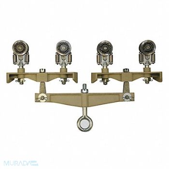 RICHARDS-WILCOX Carrier 8Wheel 500Lb Cap, 4PLK6