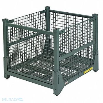 STEEL KING Clps Bulk Ctr Vista Green Vented 48 in, 4TJ24