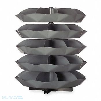 DURHAM MFG Rvlvng Strg Bn 25inx11inx18in Scoop, 4TJ72