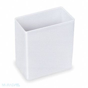 AKRO-MILS Bin Cups Clear Polymer 3 in, 4TJ75