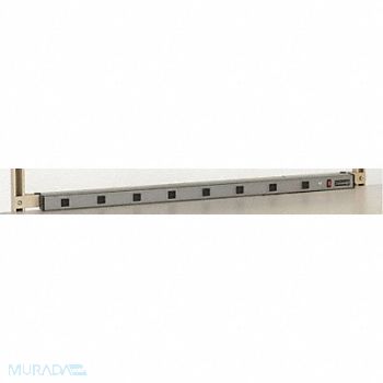 PRO-LINE Power Strip 60 W x 2 D x 2 in H Beige, 4UJ54