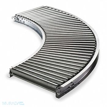 ASHLAND CONVEYOR Roller Conveyor 22 BF Galvanized Steel, 4W574