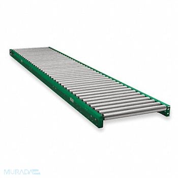 ASHLAND CONVEYOR Roller Conveyor 10 ft L 36 BF Steel, 4W578