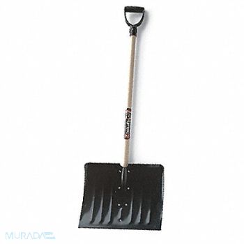 TRUE TEMPER Snow Shovel Steel Blade 18 W, 4W604