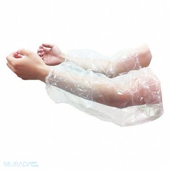 CONDOR Disposable Sleeve Clear 18 PK100, 4XUA1