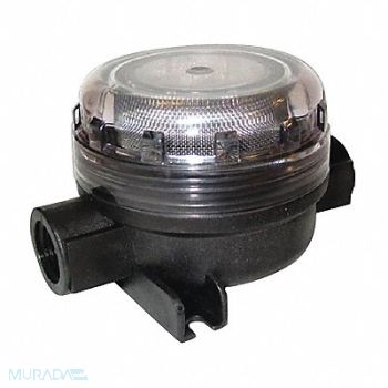 FLOJET Inline Strainer 2 1/4 H Clear 420 micron, 4YD36