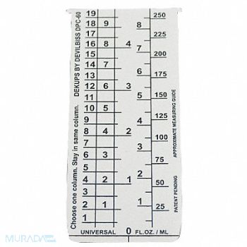 DEVILBISS Disposable Measuring Guide Inserts PK10, 4YEJ1