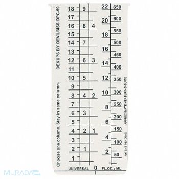 DEVILBISS Disposable Measuring Guide Inserts PK10, 4YEJ2