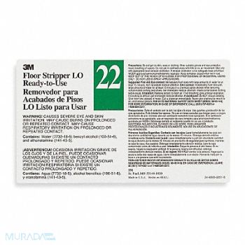 TOLCO Secondary Bottle Label Gloss Paper PK12, 4YJ25