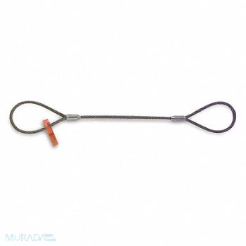 LIFT-ALL Wire Rope Sling Eye and Eye 5 ft.L, 9ANC7