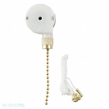 GARDNER BENDER Pull Switch Brass SPTT, 50HY45