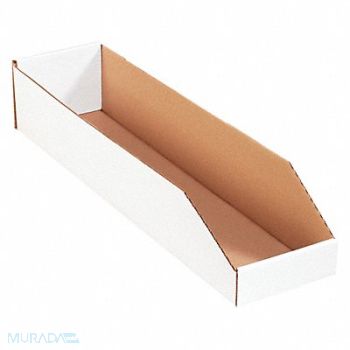 PARTNERS BRAND Bins Open Top 6x24x4x1/2 PK50, 51CK15