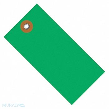 TYVEK Shipping Tag 2 3/4x1 3/8 Green PK100, 51DT49