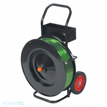 PARTNERS BRAND Strapping Cart Heavy-Duty MIP5200 Black, 51DZ59