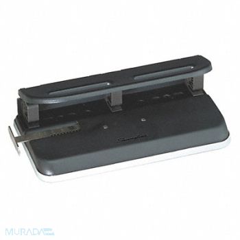 SWINGLINE Easy Touch 3-7 Hole Punch 9/32 Black, 51UH81