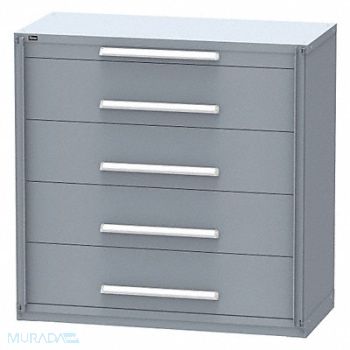 STANLEY VIDMAR Weapon Storage Cabinet 5 Drawers Gray, 52EP28