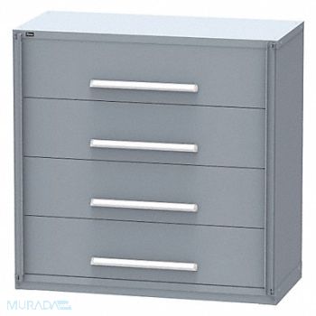 STANLEY VIDMAR Weapon Storage Cabinet 4 Drawers Gray, 52EP29