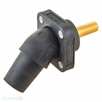 HUBBELL Angled Receptacle Female Threaded Stud, 52HF38