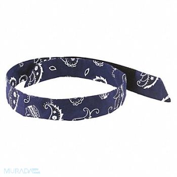 CHILL-ITS BY ERGODYNE Evaporative Cooling Bandana Navy, 52JA02