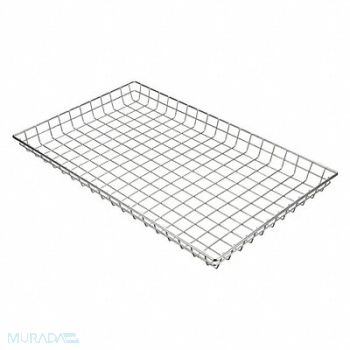 MARLIN STEEL WIRE PRODUCTS Storage Basket Rectangular Steel, 52JA66