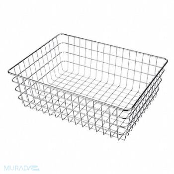 MARLIN STEEL WIRE PRODUCTS Storage Basket Rectangular Steel, 52JA72