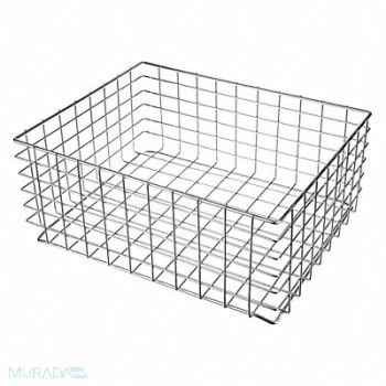 MARLIN STEEL WIRE PRODUCTS Storage Basket Rectangular Steel, 52JA75