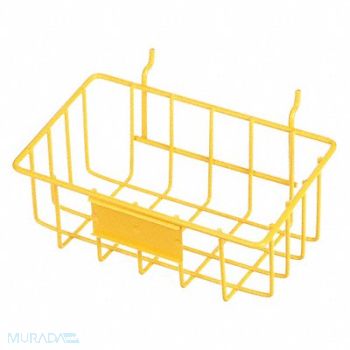MARLIN STEEL WIRE PRODUCTS Storage Basket Rectangular Steel, 52JA78