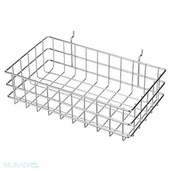 MARLIN STEEL WIRE PRODUCTS Storage Basket Rectangular Steel, 52JA87
