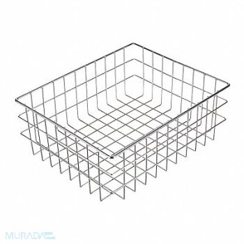 MARLIN STEEL WIRE PRODUCTS Storage Basket Rectangular Steel, 52JA89