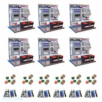 LEARNLAB Lockout Tag Out Training System PK6, 52JR94