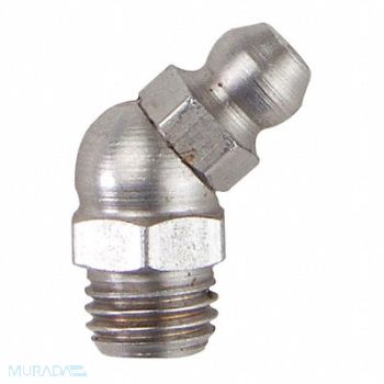 WESTWARD Fitting 45 Deg SS M8x1mm Thrd Size PK10, 52PA10