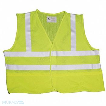 ABILITY ONE K4642 Hi-Vis Vest Fits Chest Size 46 to 50, 52RP87