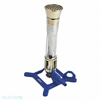 EISCO SCIENTIFIC No Tip Bunsen Burner Meker Natural Fuel, 52TA26