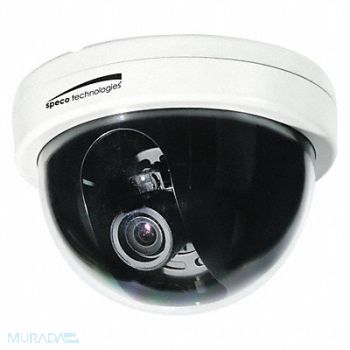 SPECO TECHNOLOGIES Camera Dome White Indoor 2 MP Line Res., 52VK19