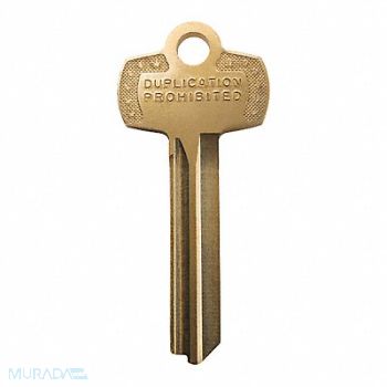 STANLEY Key Blank Keyway TE Standard Type 7 Pins, 52VT77