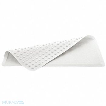 RUBBERMAID COMMERCIAL PRODUCTS Bath Mat 36 L 18 W White PK12, 52YX18