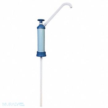 HYGENALL Pump Dispenser Plastic Blue 3 W, 53DK10