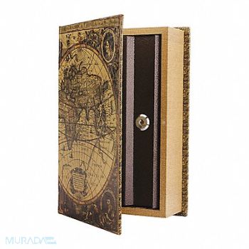 BARSKA Lock Box Surface Single Key Brown, 53JF25