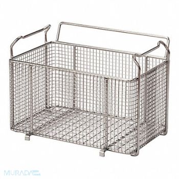ELMA ULTRASONICS Basket 8-11/16 x 15-45/64 x 10 SS, 53KA58