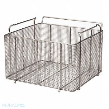 ELMA ULTRASONICS Basket 14-39/64 x 24-13/16 x 22 SS, 53KA62