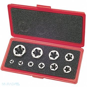 GREENFIELD THREADING Die Set UN HSS 10pc, 53PT24