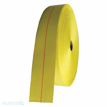 BULK-STRAP Bulk Webbing Yellow 50 ft L 3 W, 53PW80