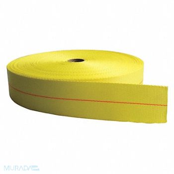 BULK-STRAP Bulk Webbing Yellow 300 ft L 3 W, 53PW82