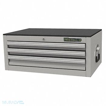 WESTWARD Silver Heavy Duty Intermediate Chest, 53RH48