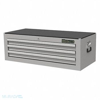WESTWARD Silver Heavy Duty Intermediate Chest, 53RH51